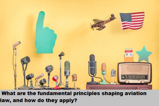 What are the fundamental principles shaping aviation law, and how do they apply?
